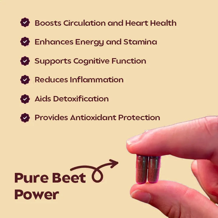 Rosabella Organic Beet Root Capsules