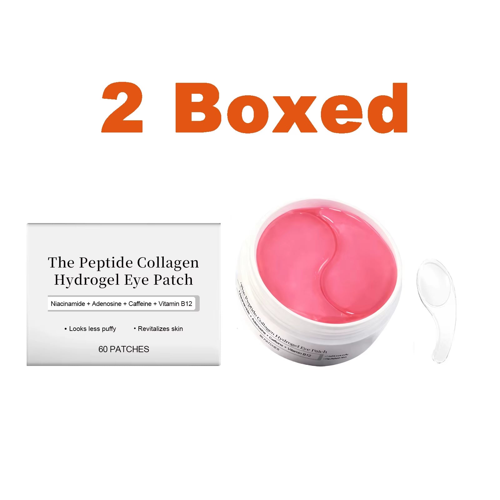Peptide Collagen Hydrogel Eye Patch Reduce Wrinkles Dark Circles with Copper Peptide Niacinamide Firming Hydrating Gel Eye Pads